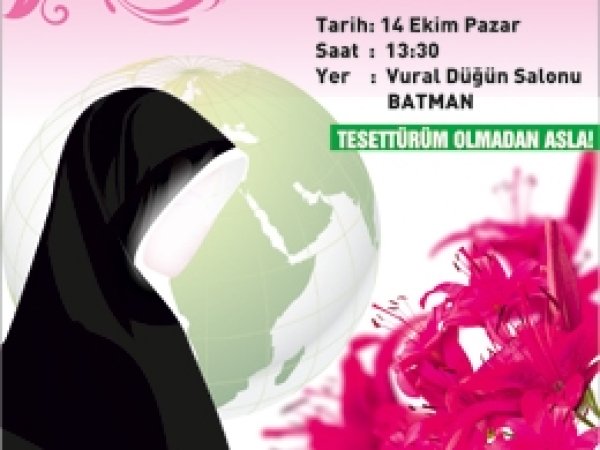 'Tesettürüm Olmadan Asla' Programına Davet