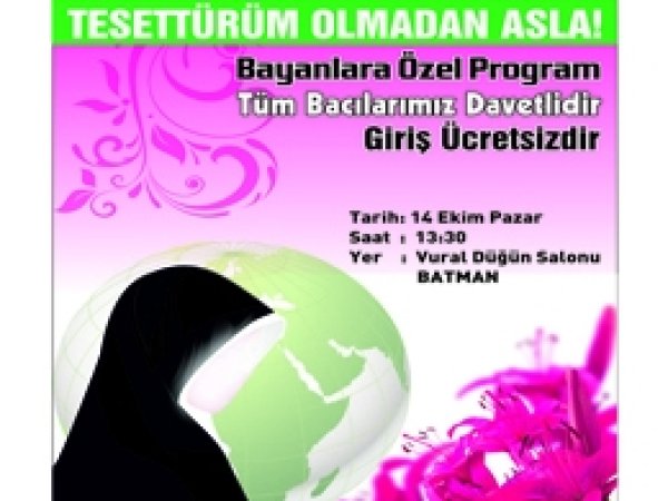 Bayanlara Özel Tesettür Paneli Davet