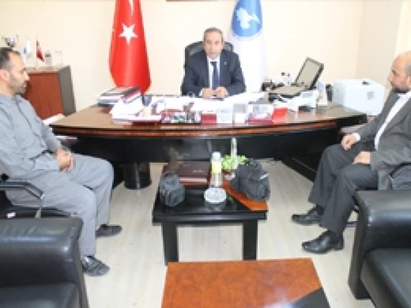 İLKHA'dan Rektör Battal'a Taziye Ziyareti