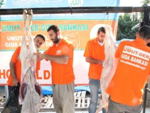 Adana Umut-Der: 700 Kişinin Kurbanını Kestik