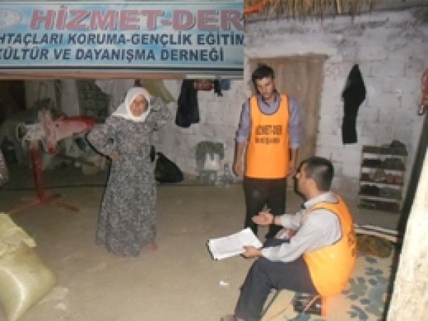 Beşiri Hizmet-Der, 135 Aileye Et Ulaştırdı