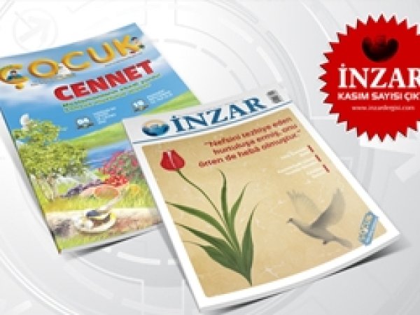 İnzar Dergisi Kasım Sayısı Çıktı