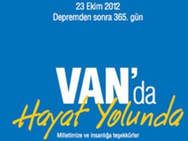Van Valiliğinden Depremin İkinci Kitabı