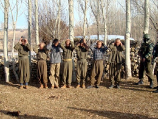 Şırnak'ta 12 PKK'lının Teslim Olduğu Bildirildi