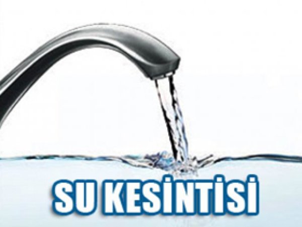 Bingöl'de Su Kesintisi Yapılacak