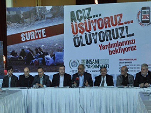 150 STK Suriye İçin Yardım Seferberliği Başlattı