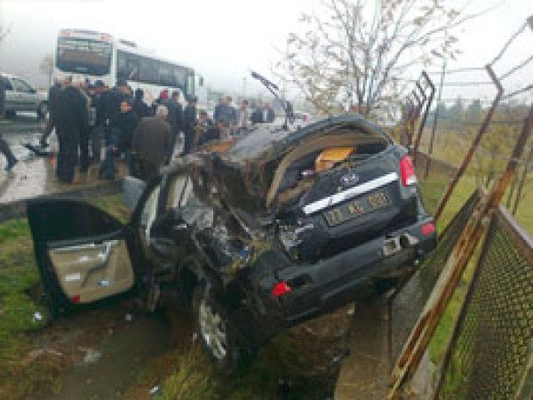 İdil Belediye Başkan Vekili Kaza Yaptı