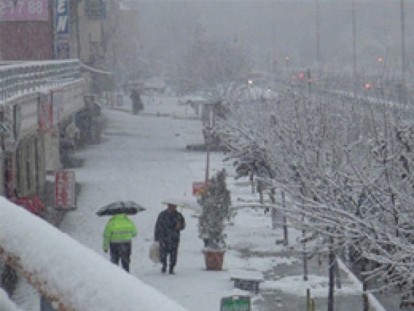 Bursa'da Yoğun Kar Yağışı
