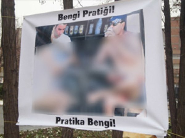 BDP'li Bengi Yıldız'a Afişli Tepki