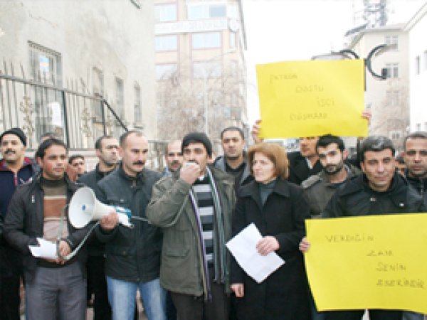 Van'da Asgari Ücret Protestosu