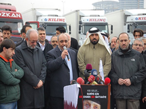 Suriye Halkı İçin 33 Tır Gıda Yardımı
