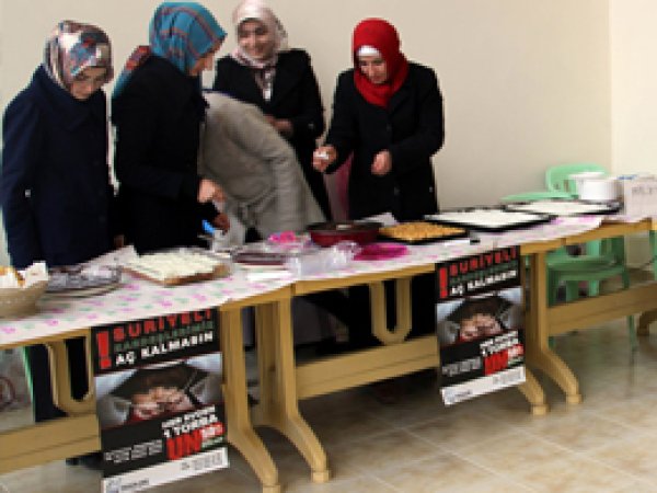 Özgür-Der'den Suriye için Kermes