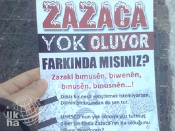 Zazaca Öğren ve Öğret Çağrısı