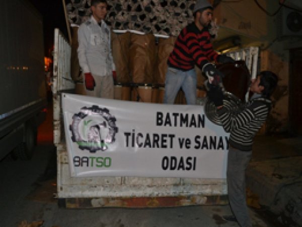 BATSO'dan Suriyeli Mültecilere yardım