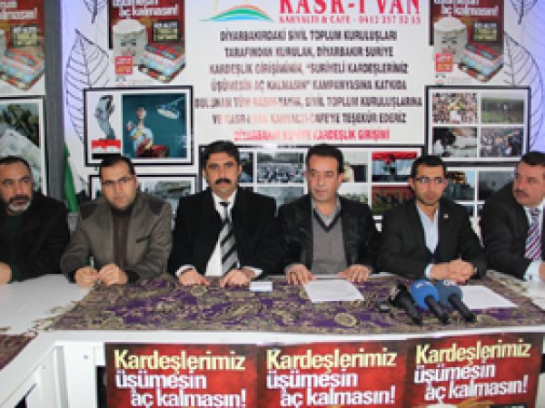 Diyarbakır'dan Suriye'ye Yardım Çağrısı