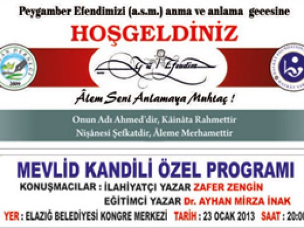 Elazığ Belediyesi'nden Anlamlı Etkinlik 