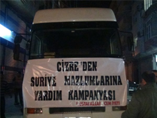 Suriyeliler için Bir TIR Yardım Malzemesı Yola Çıktı