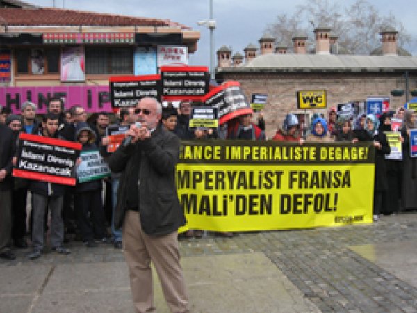 Mali İşgali Bursa'da Protesto Edildi
