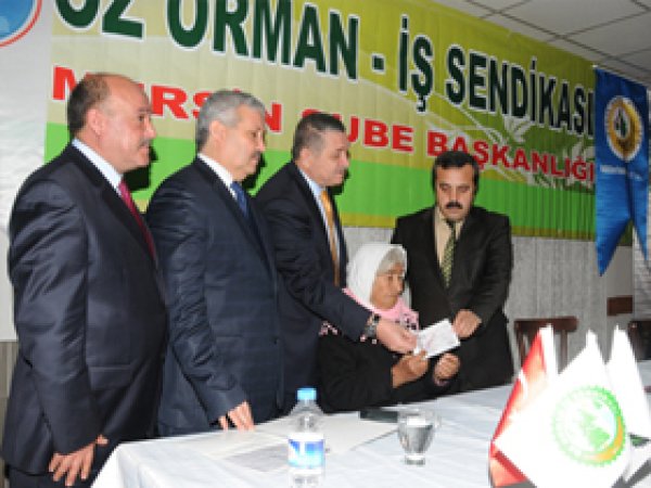 Öz Orman-İş Sendikasından Yardım