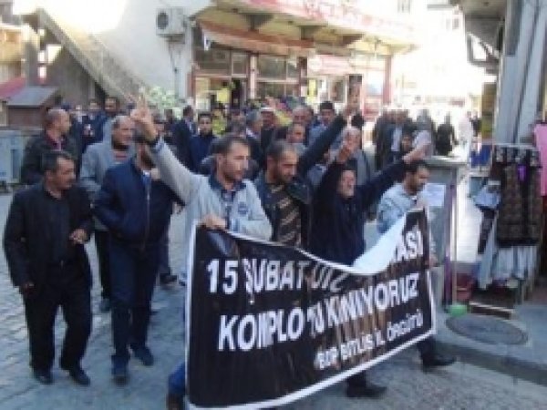 BDP Yürüyüşü Bitlislilerden Destek Görmedi