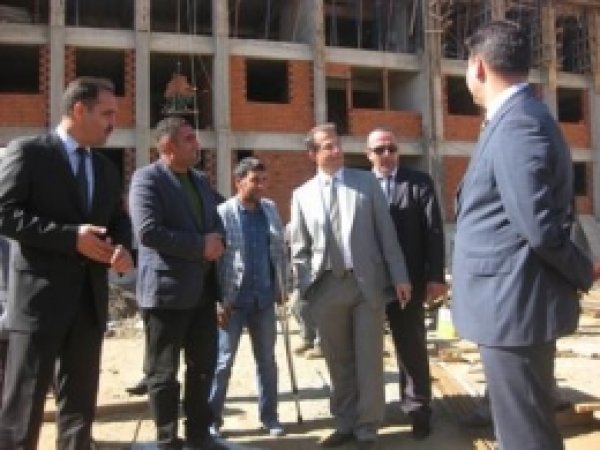 Bingöl Valisi Yapımı Devam Eden Okulları Gezdi