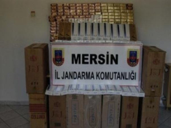 Mersin'de Kaçak Sigara Baskınları 