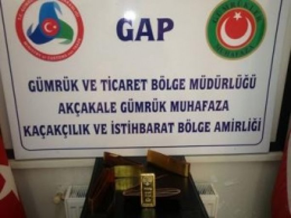 Şanlıurfa'da  Kaçak Altın Ele Geçirildi 