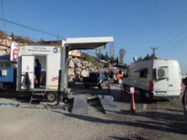 Köylerde Fenni Araç Muayene Çalışması Devam Ediyor 
