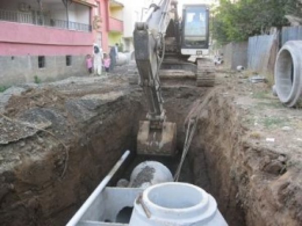 Bingöl'de Kanalizasyon Çalışmaları 