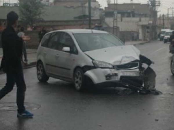 Batman'da Maddi Hasarlı Kaza 