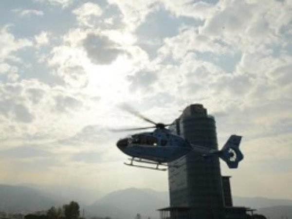 Helitaksi Seferleri Başladı  