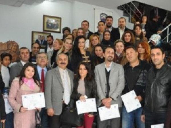Mersin'de Girişimci Kursiyerler Sertifikalarını Aldı 