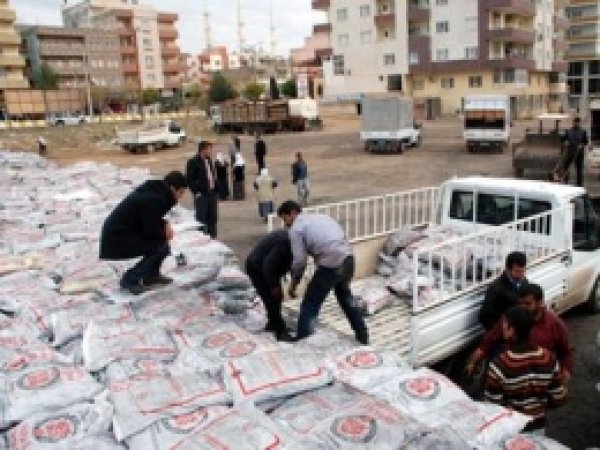 Midyat SYDV'den 8 Bin Aileye Kömür Yardımı 