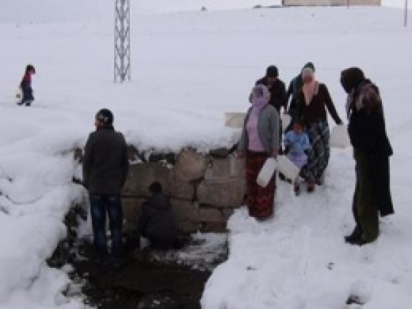 Bedran Köyünün Su Çilesi Bitmiyor  