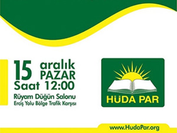 HÜDA PAR, Van Adaylarını Programda Açıklayacak