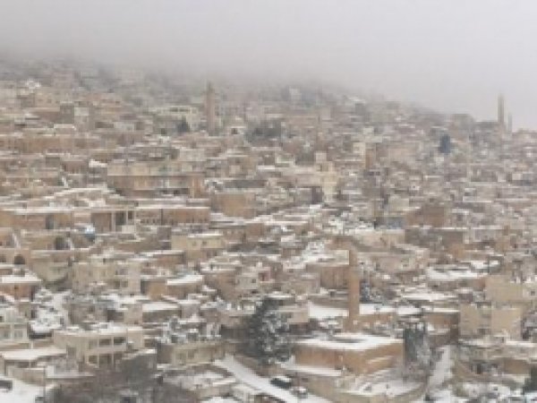 Tarihi Kent Beyaza Büründü 