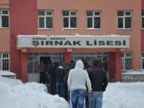 Şırnak'ta Çok Sayıda Öğrenci Sınava Giremedi 