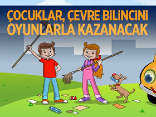 Çocuklar Çevre Bilincini Oyunlarla Kazanacak 