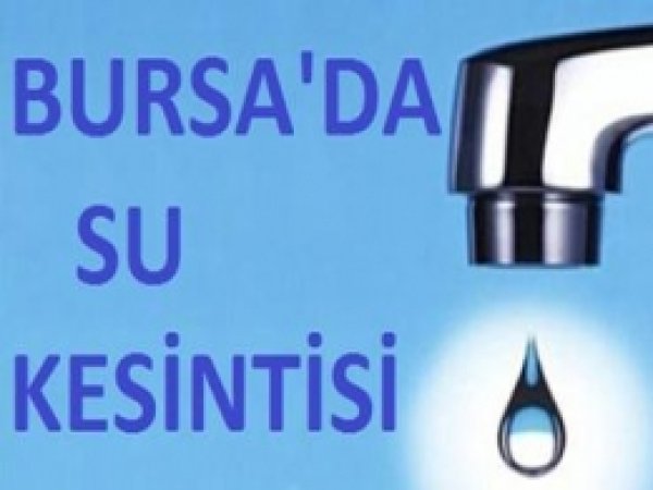 Osmangazi'de Su Kesintisi 