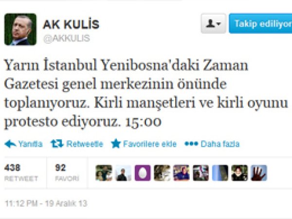 'AK Parti'liler Zaman'a Yürüyecek' İddiası