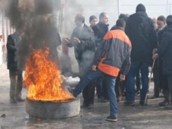 Ağrı Otogar Esnafından Eylem 