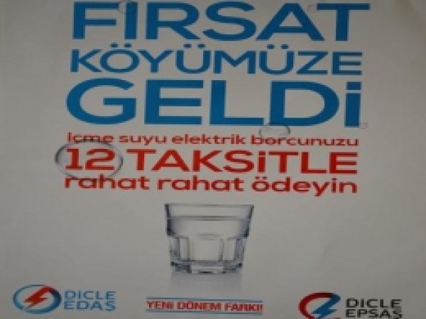 DEDAŞ Köylünün Borçlarını Taksitlendirecek 