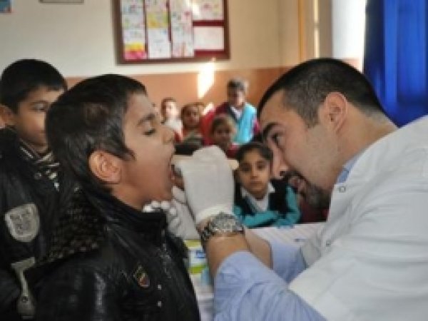 Silopili Öğrenciler Diş Taramasından Geçirildi 
