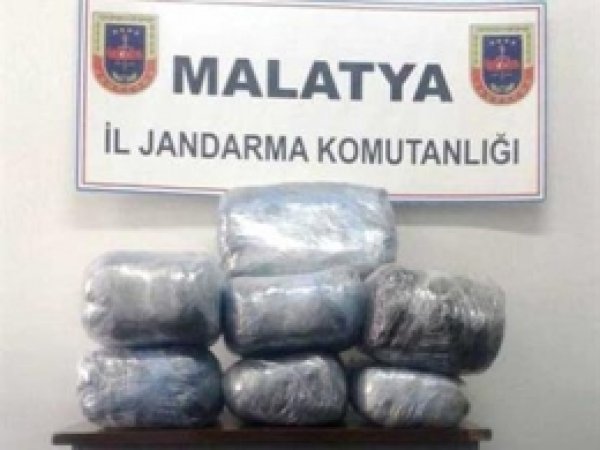 Malatya'da 30 Kilogram Esrar Ele Geçirildi 
