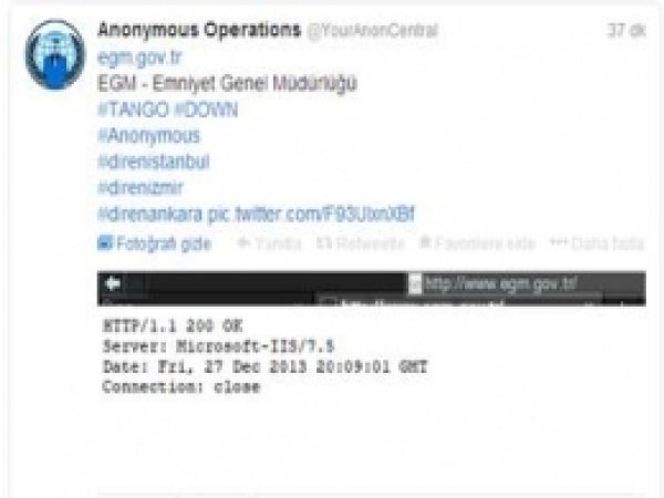 Emniyet Genel Müdürlüğü Sitesi Hacklendi 