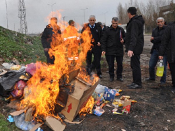 Son Kullanma Tarihi Geçmiş Ürünler İmha Edildi