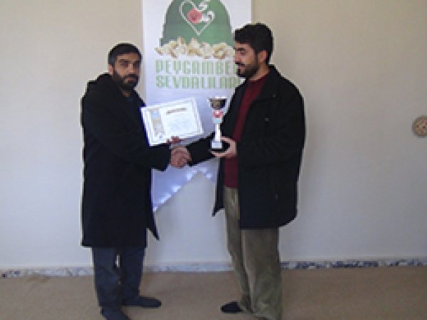 Kardeşlik Turnuvasında Dereceye Girenler Ödüllendirildi
