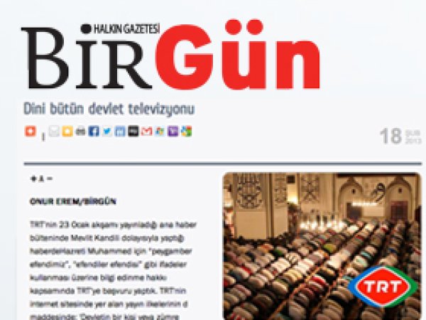 Birgün Peygamber Efendimiz'den Rahatsız Oldu!