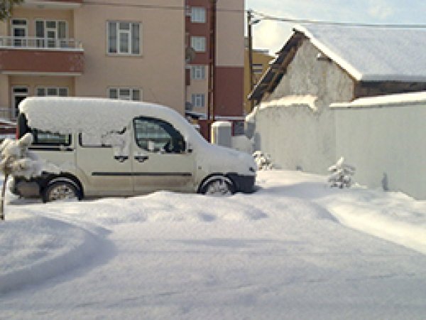 Erciş'te Kar Yağışı