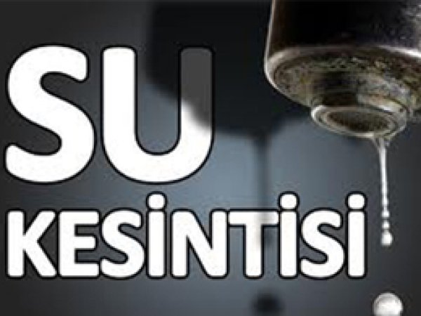 Mersin'de Su Kesintisi